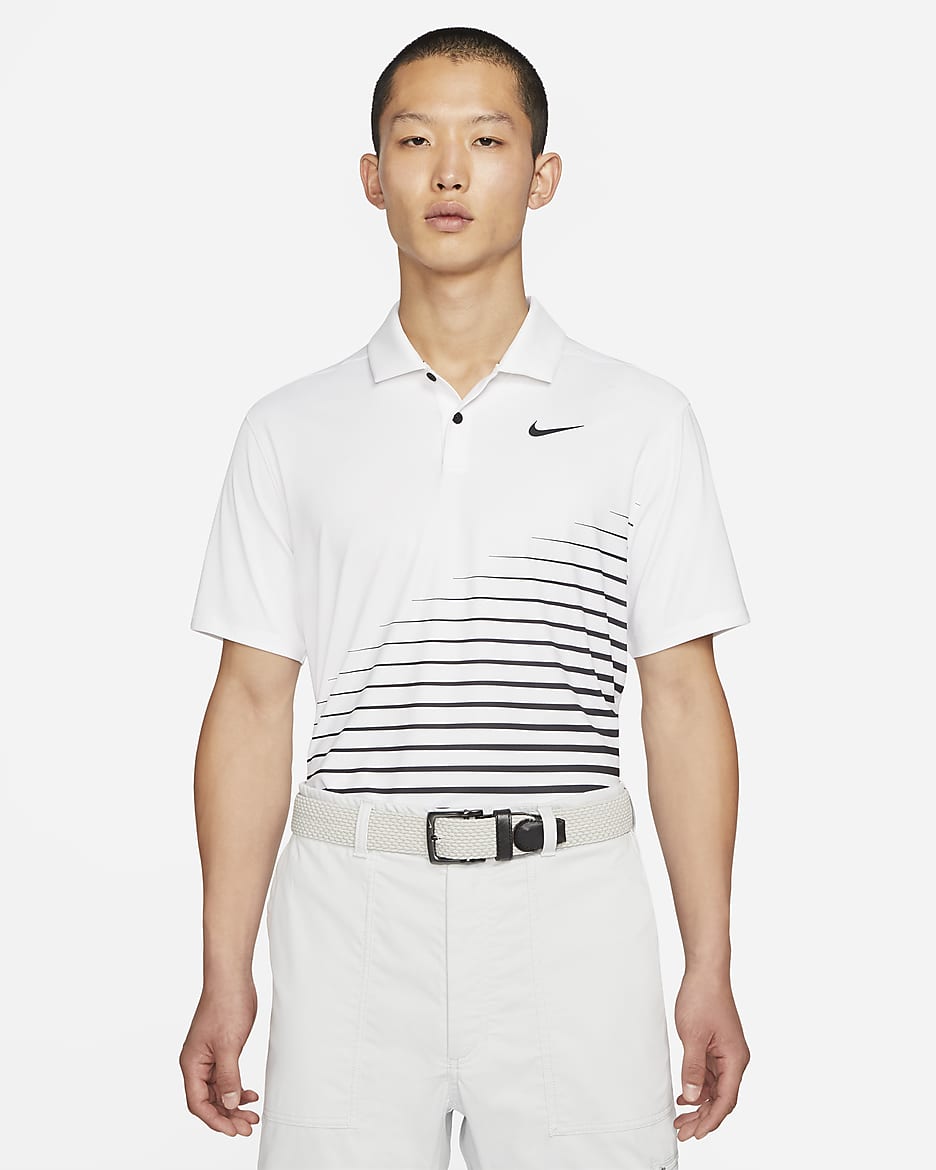 Nike dry vapor polo stripe best sale